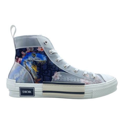 Dior B23 High Canvas Sorayama Dinosaur Navy Pre.